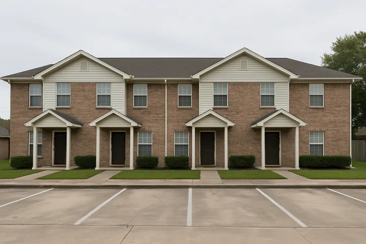 Illustrative Pearland Brazoria County four-unit BRRRR property
